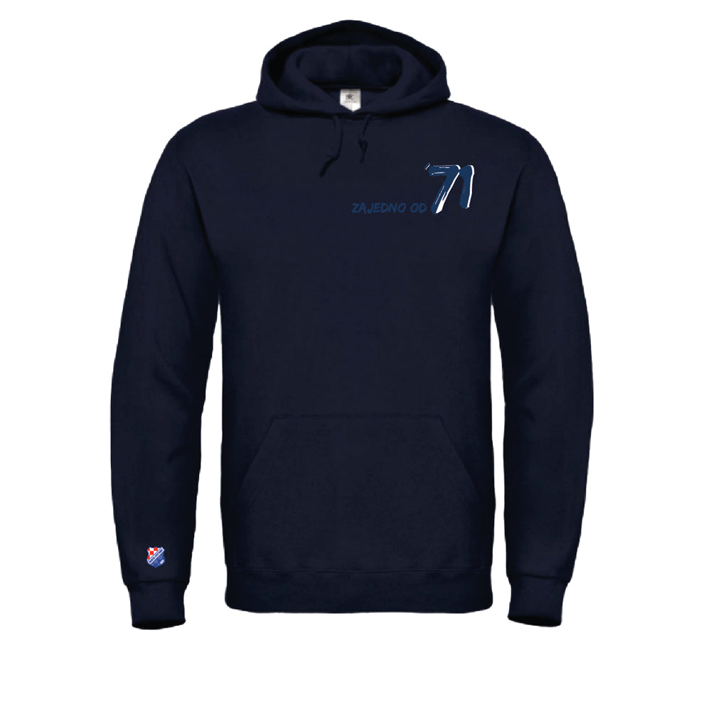 Hoodie Navy - "Zajedno od `71"