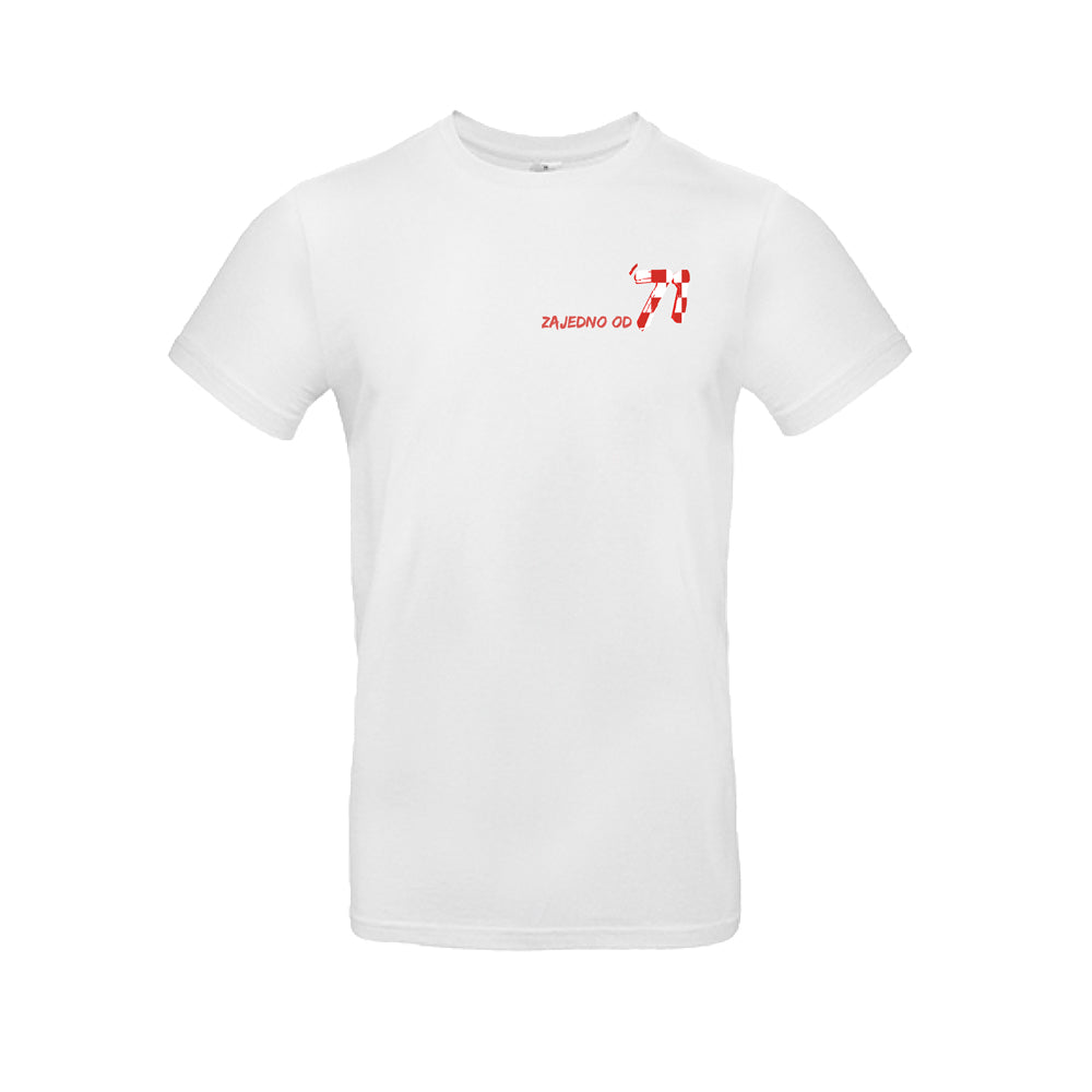 T-Shirt Weiß - "Zajedno od `71"