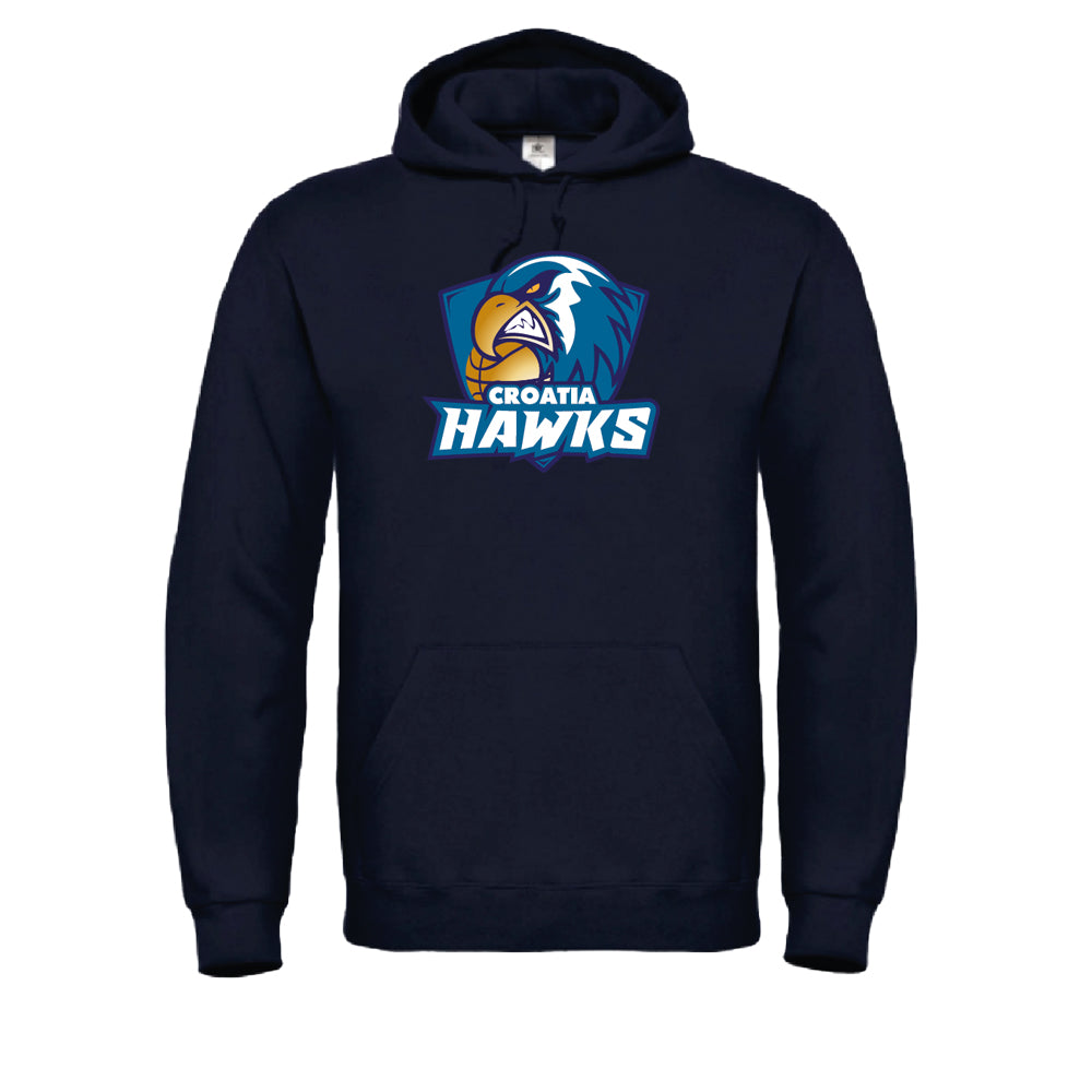 Hoodie Navy - "Hawks Logo" - mehrfarbig