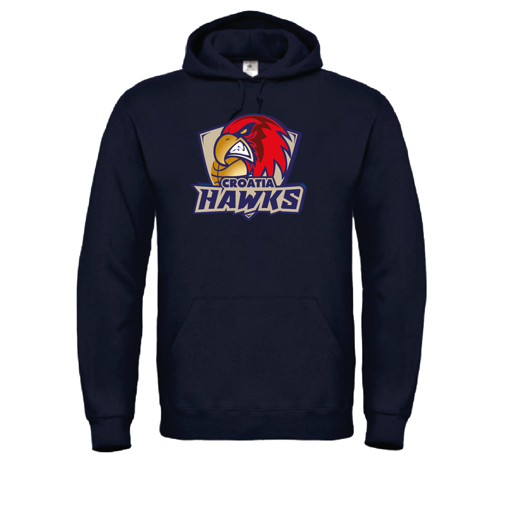 Hoodie Navy - "Hawks Logo" - mehrfarbig