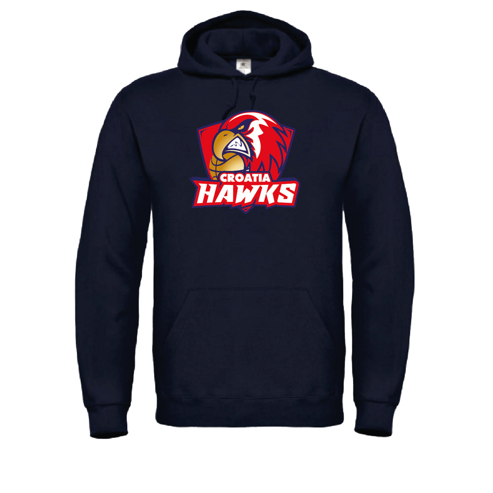 Hoodie Navy - "Hawks Logo" - mehrfarbig